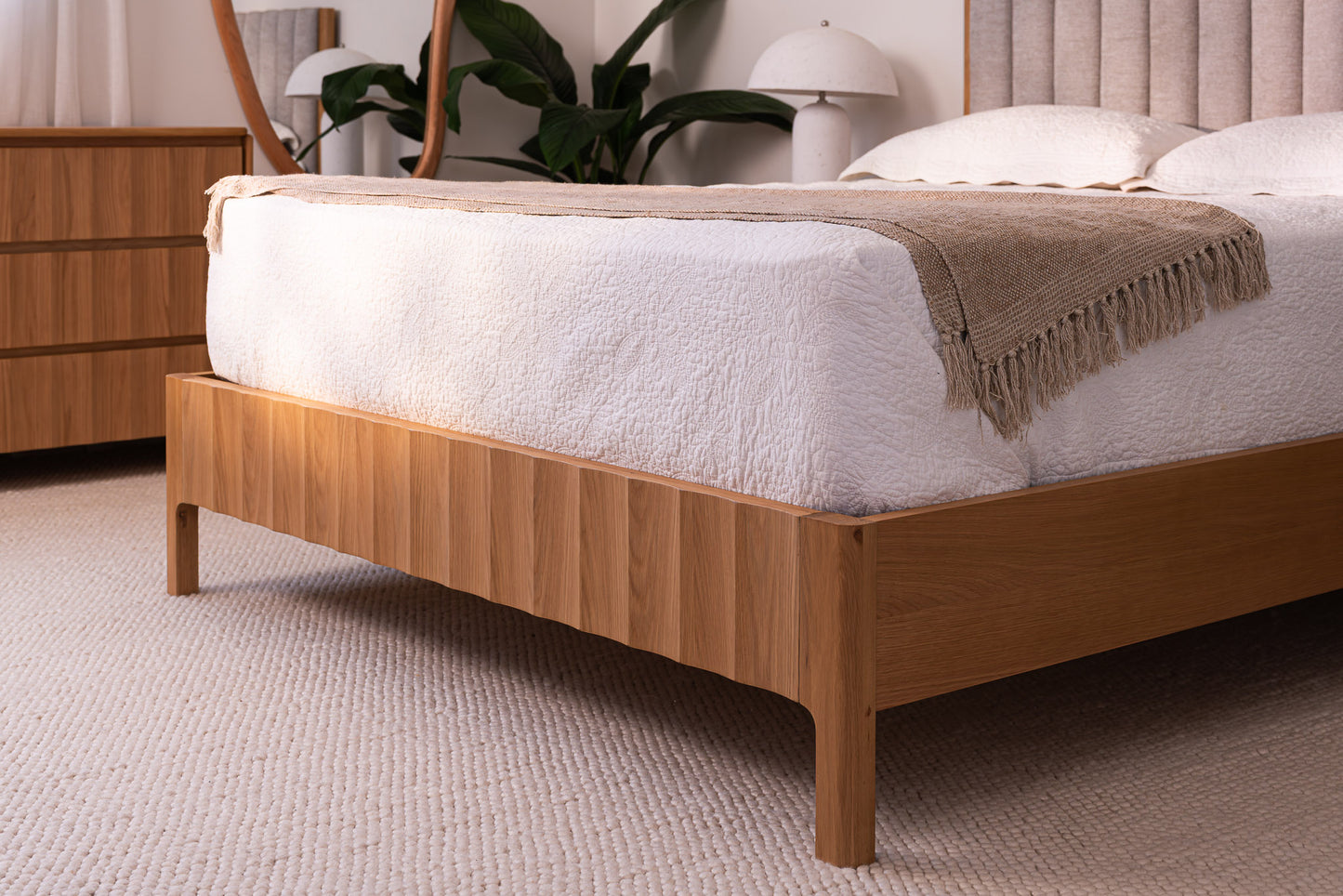 Brooklyn American Oak Bed Frame