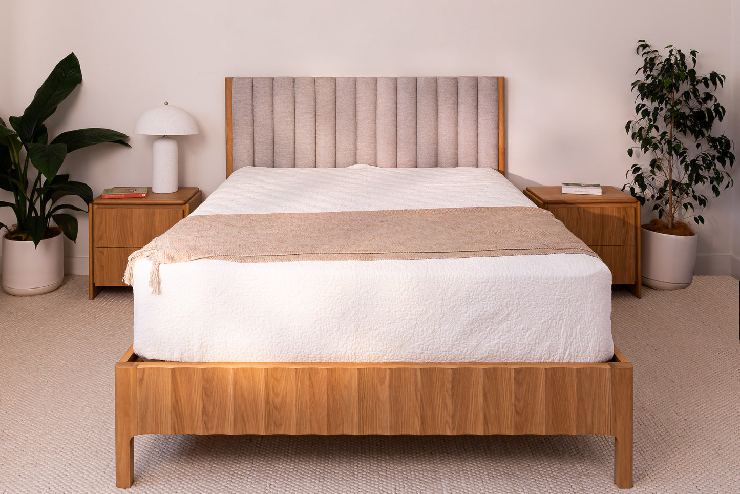 Brooklyn American Oak Bed Frame