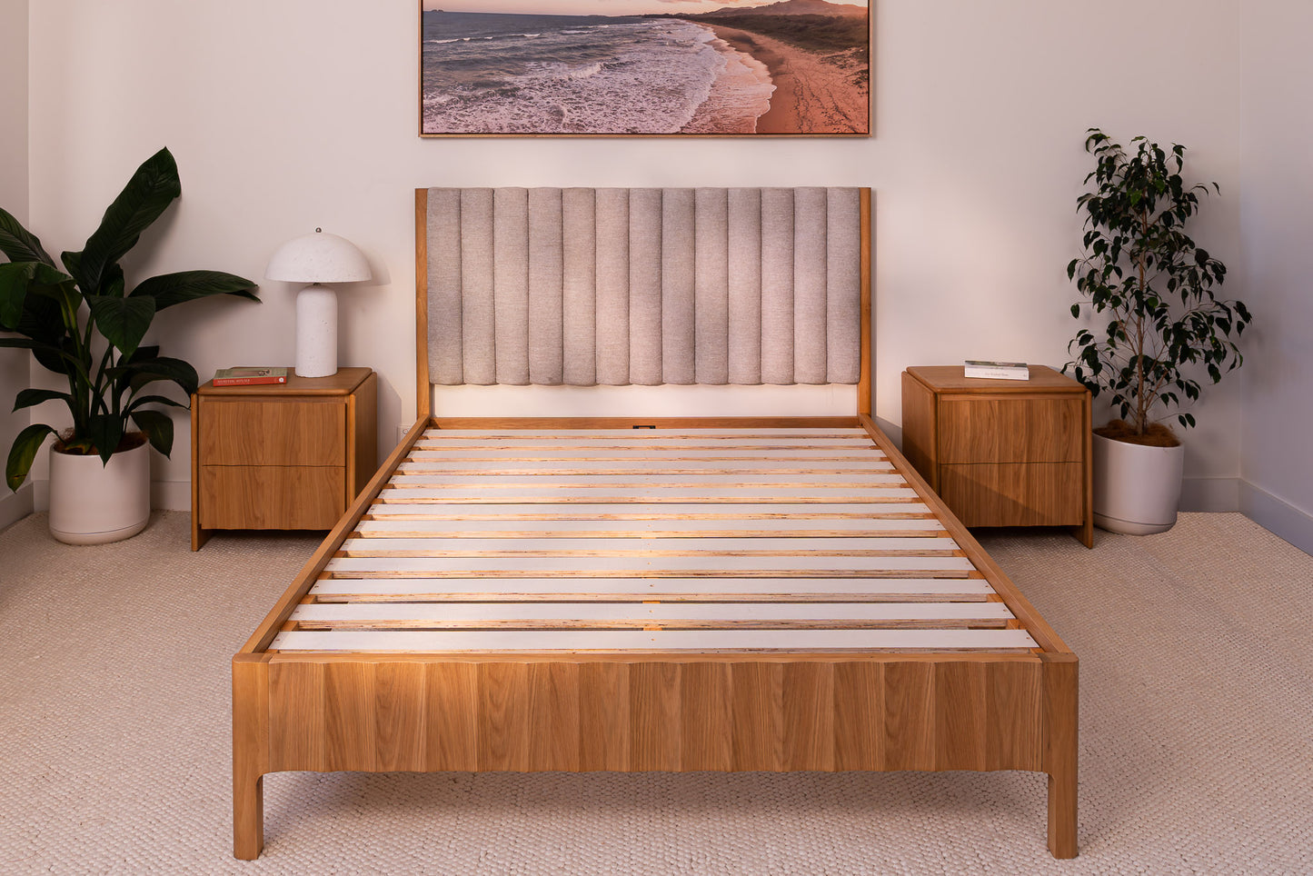 Brooklyn American Oak Bed Frame