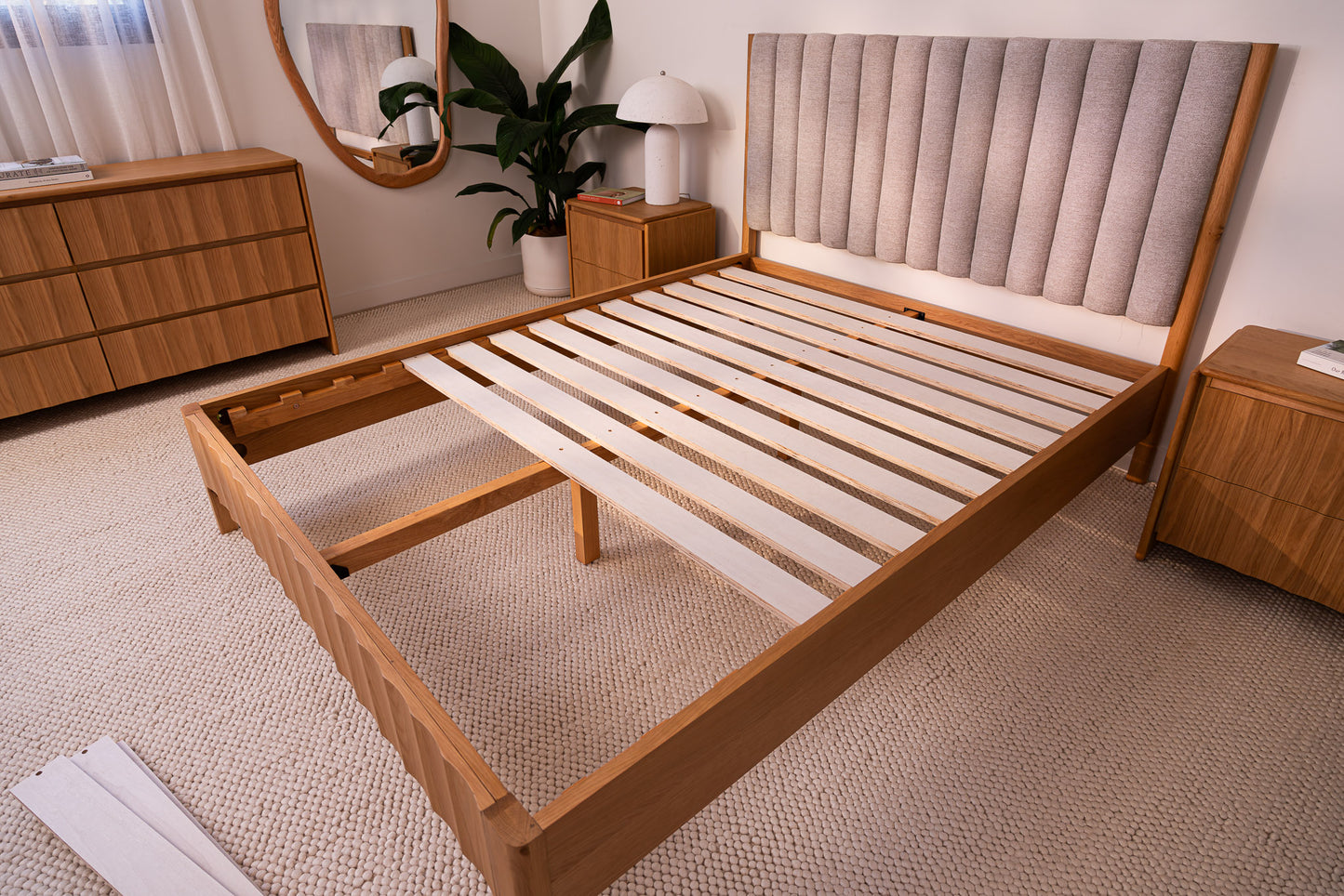 Brooklyn American Oak Bed Frame