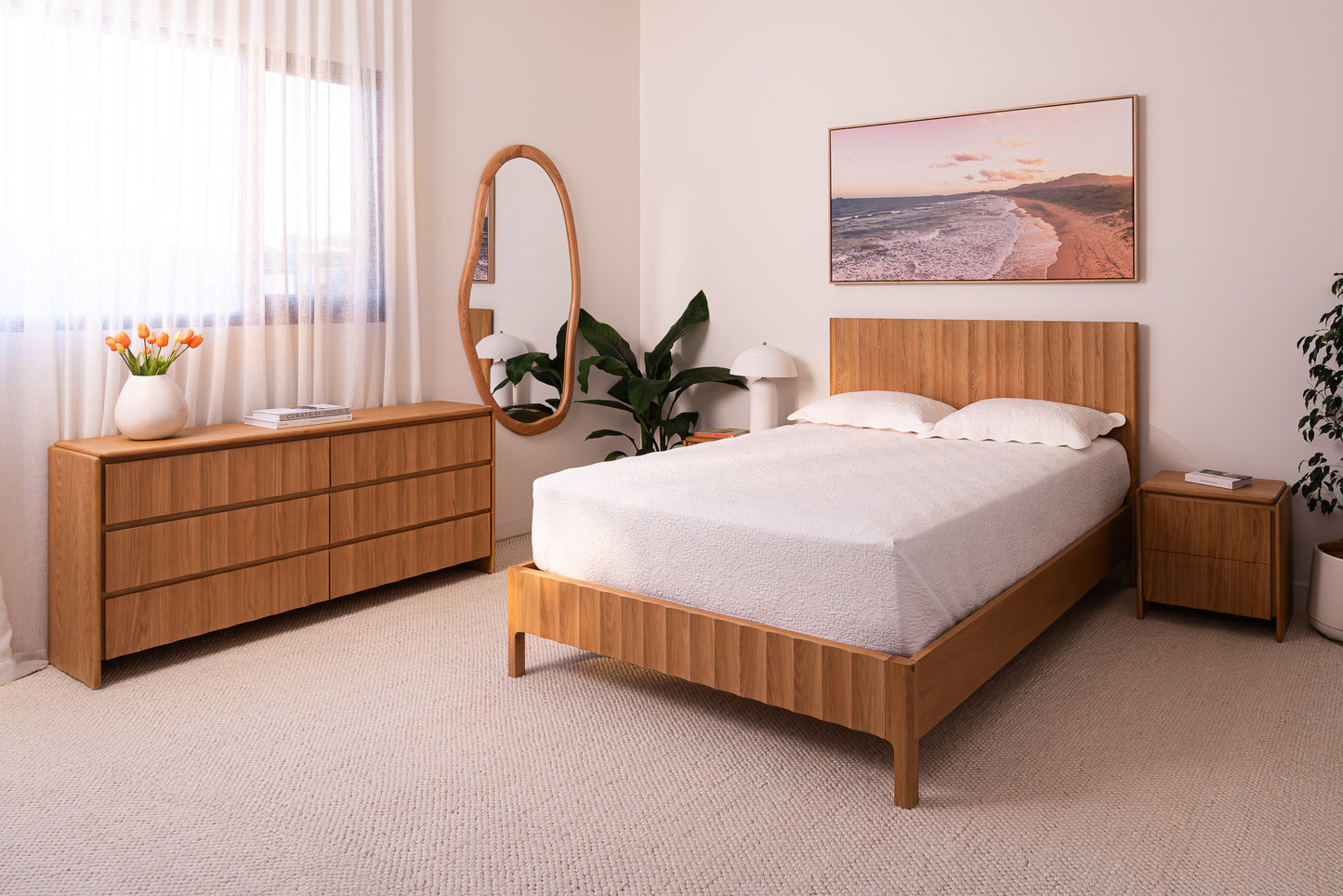 Brooklyn American Oak Bed Frame