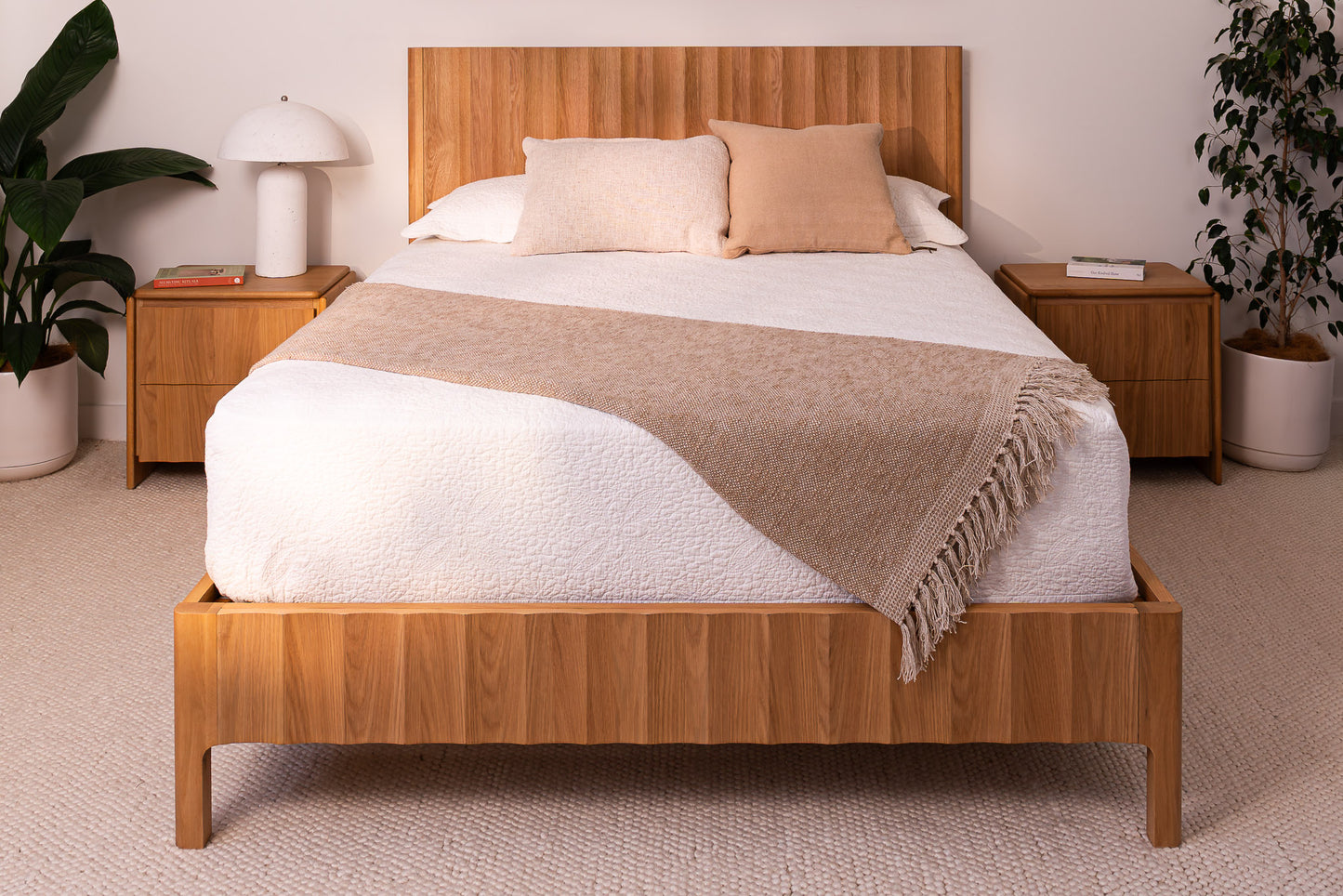 Brooklyn American Oak Bed Frame