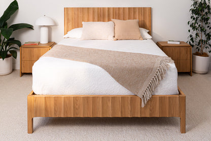 Brooklyn American Oak Bed Frame