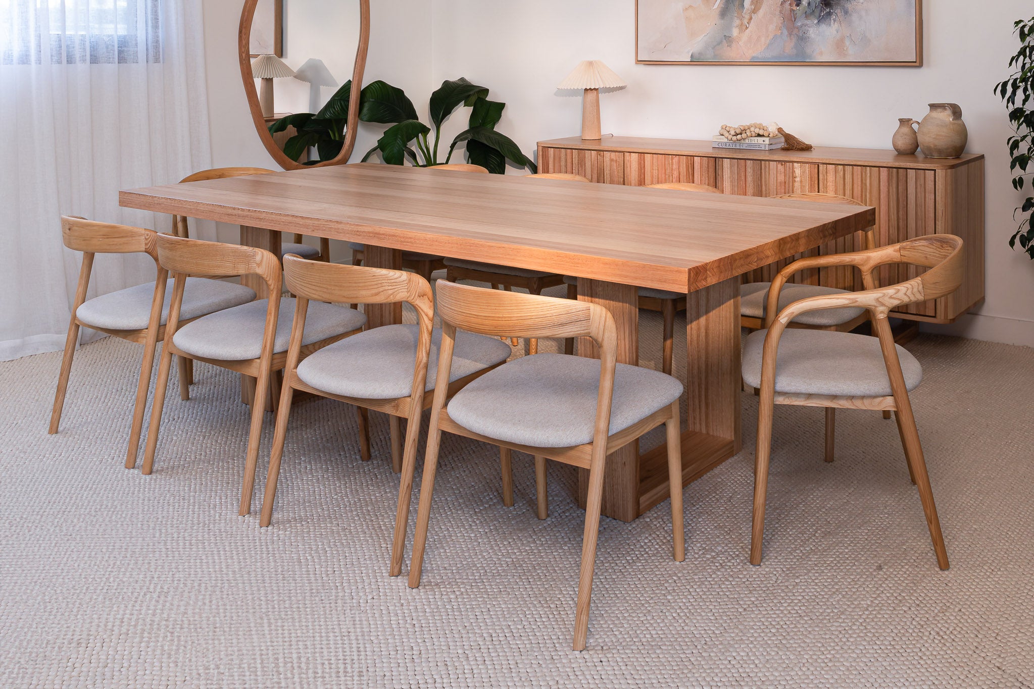 Osaka Vic Ash Signature Dining Table – The Acacia Tree