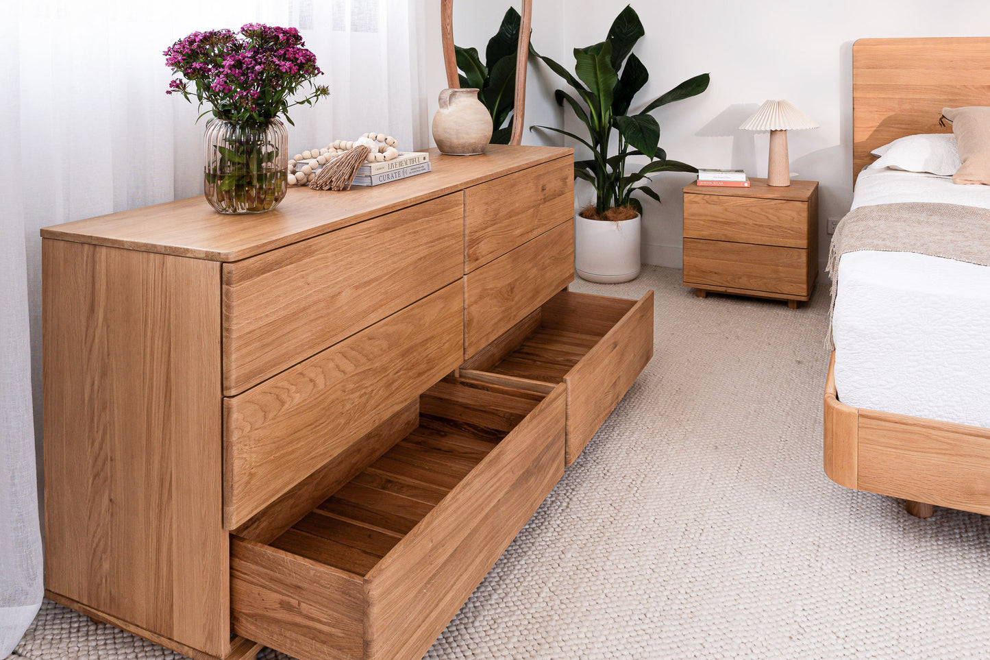 Solara American Oak Dresser