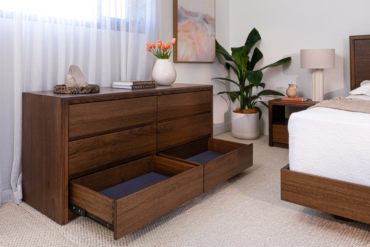 Yakka Tasmanian Oak Dresser Feature Grade (Smoked Walnut Stain)