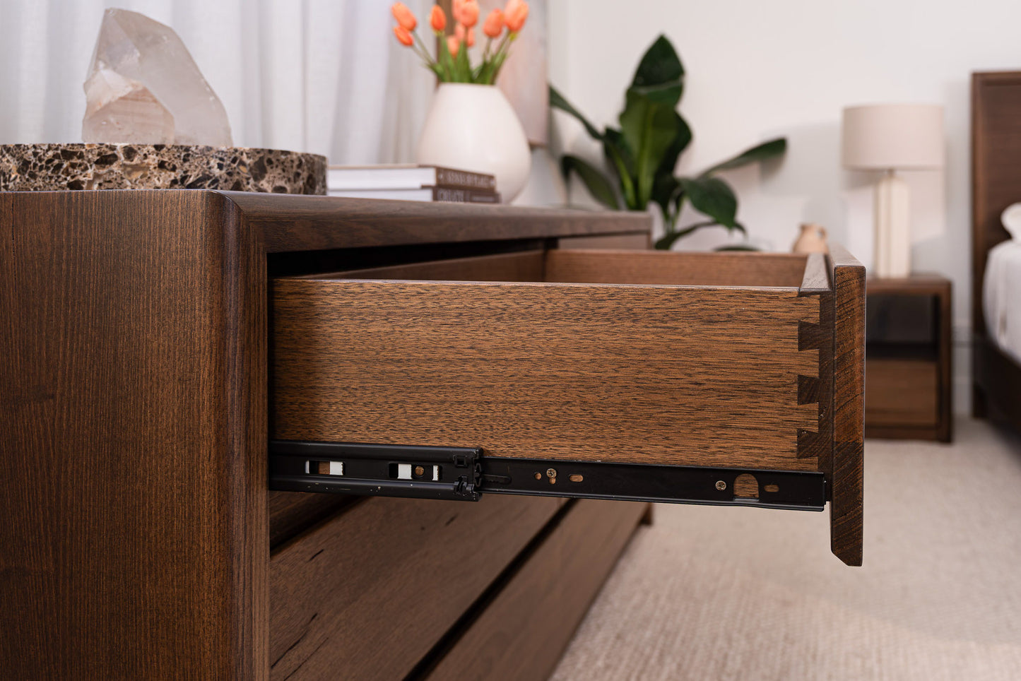 Yakka Tasmanian Oak Dresser Feature Grade (Smoked Walnut Stain)