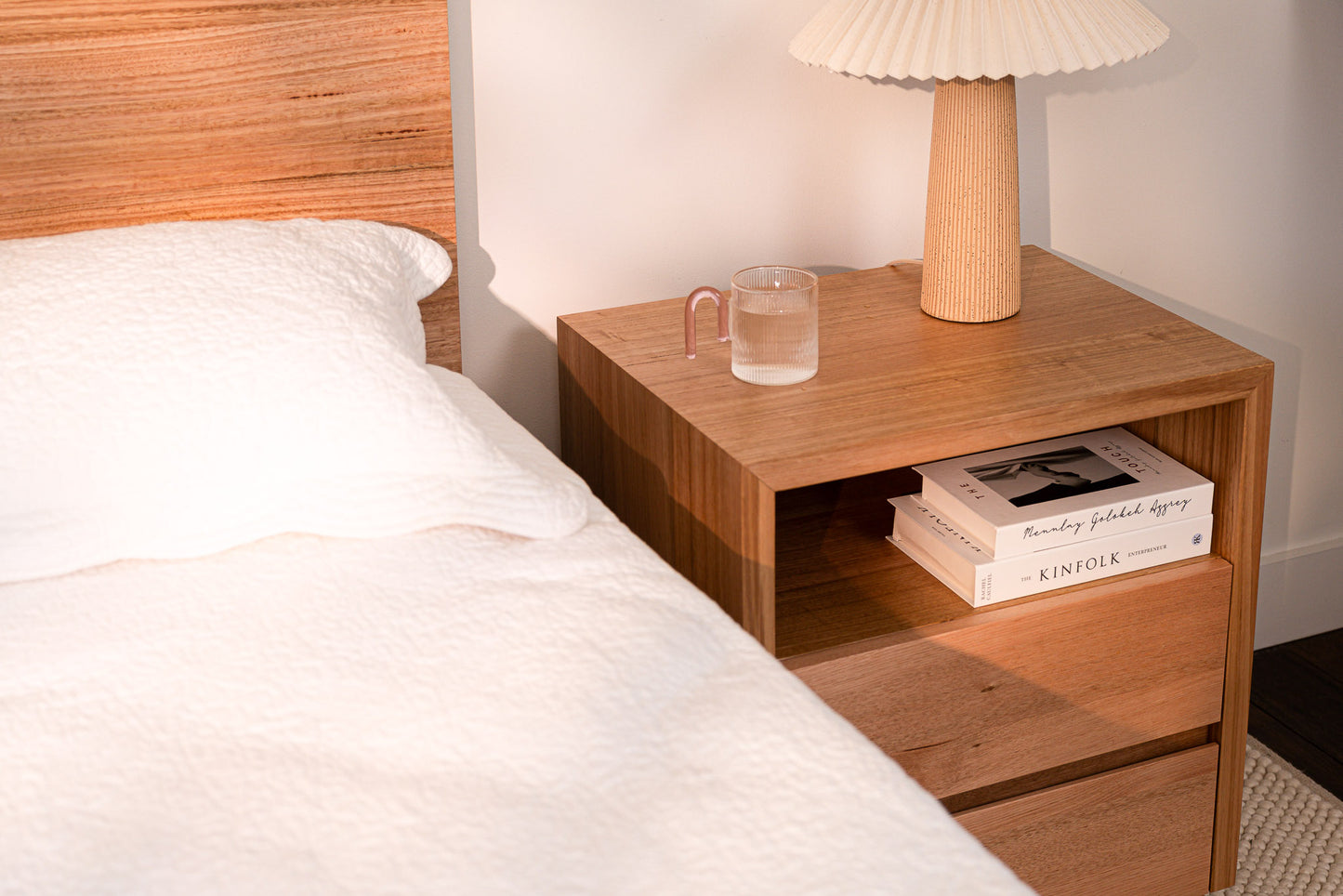 Cape Town Tasmanian Oak Bedside Table