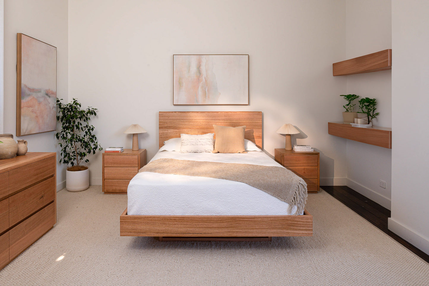 Kobe Live Edge Tasmanian Oak Bed Frame
