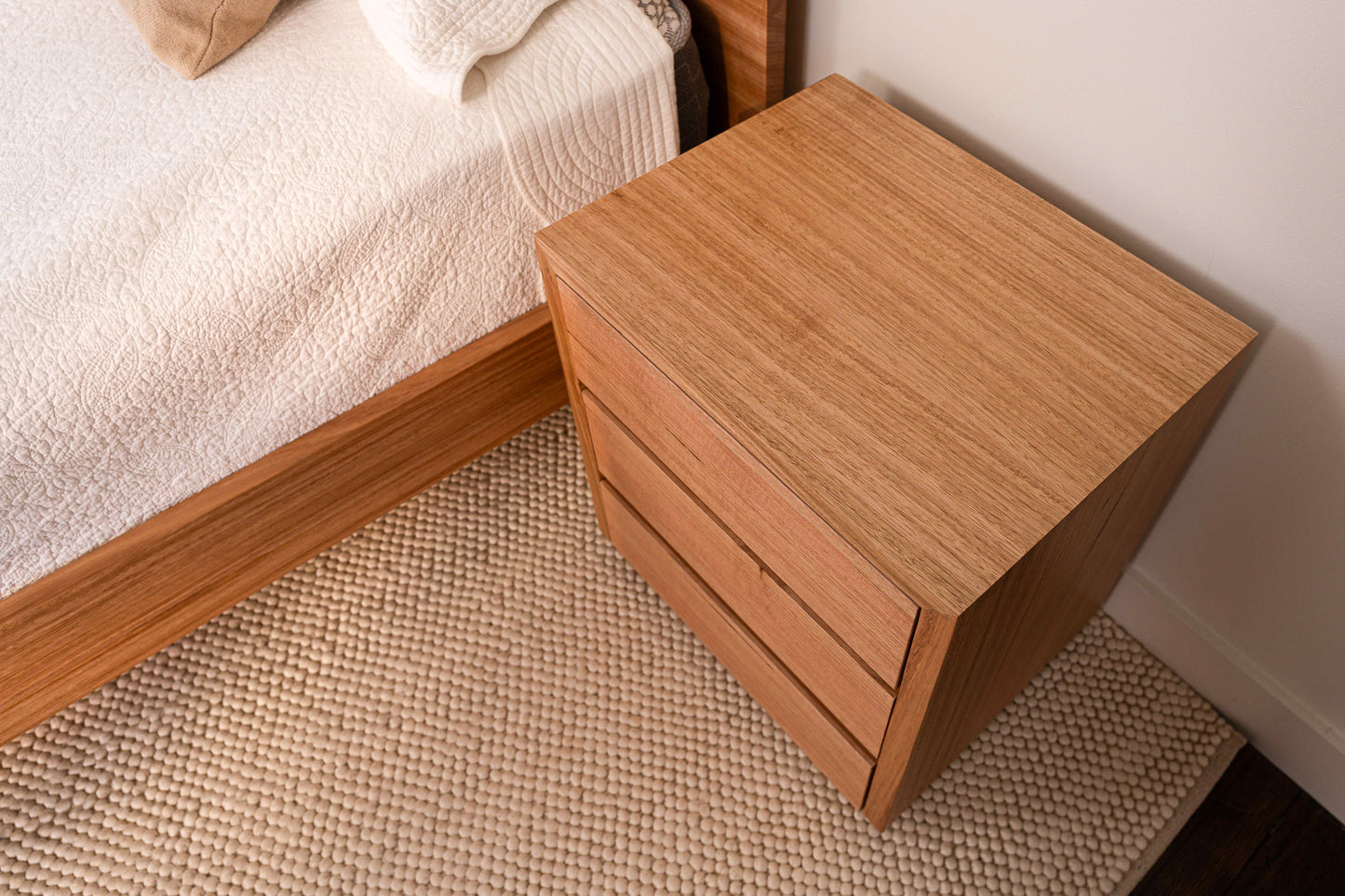 Ex Demo Set of 2 Cape Town Tasmanian Oak Bedside Table