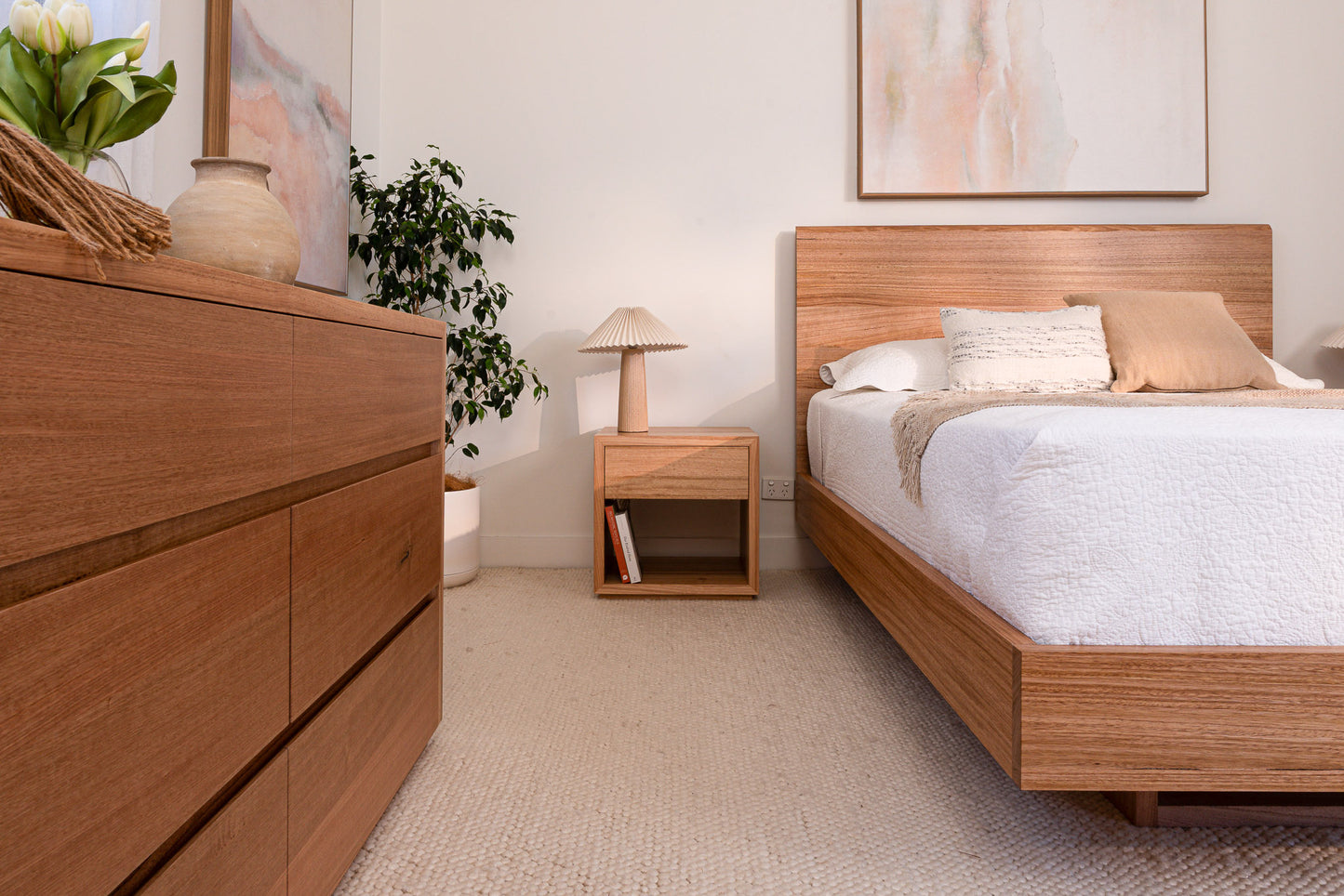 Kobe Live Edge Tasmanian Oak Bed Frame