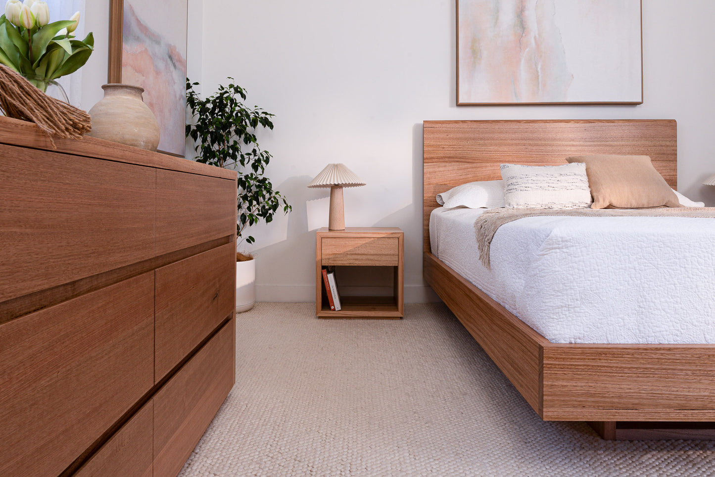 Kobe Live Edge Tasmanian Oak Bed Frame