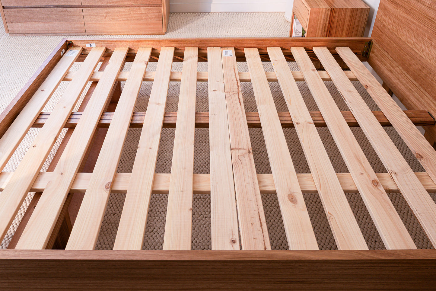 Kobe Live Edge Tasmanian Oak Bed Frame