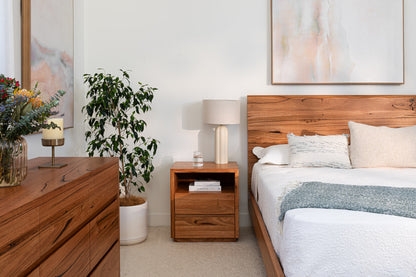 Cape Town Messmate Bedside Table (Honey Oak Stain)