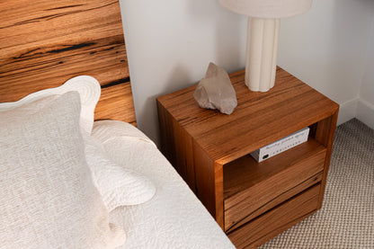 Cape Town Messmate Bedside Table (Honey Oak Stain)