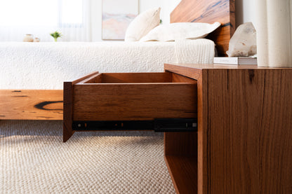 Cape Town Messmate Bedside Table (Honey Oak Stain)