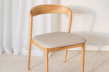 Sophie Solid American Ash Oak Hardwood Dining Chair