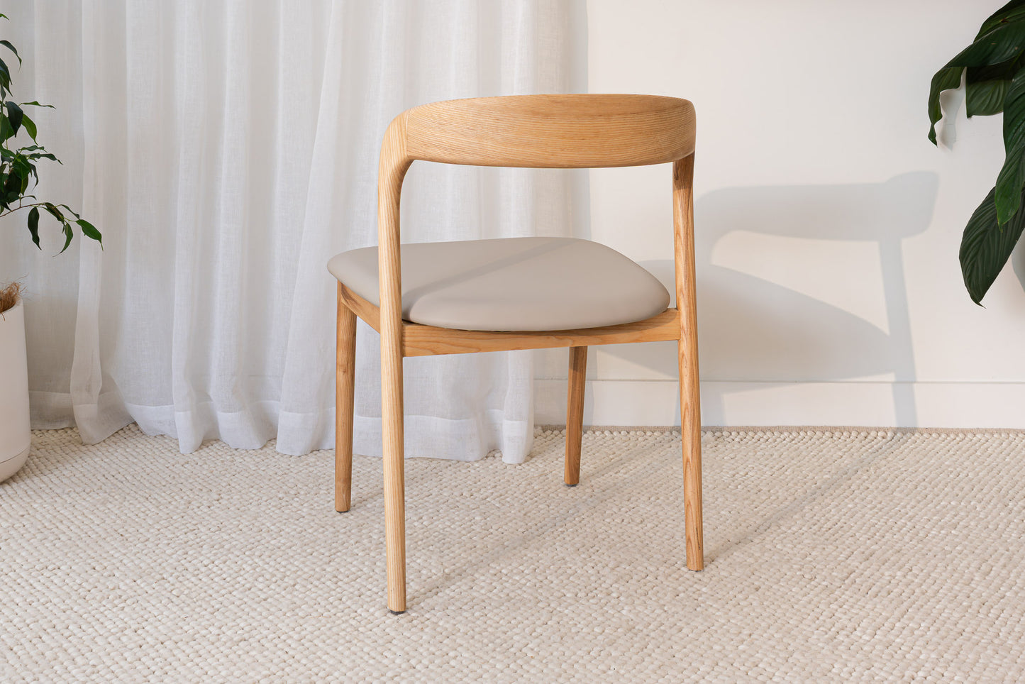 Sophie Solid American Ash Oak Hardwood Dining Chair