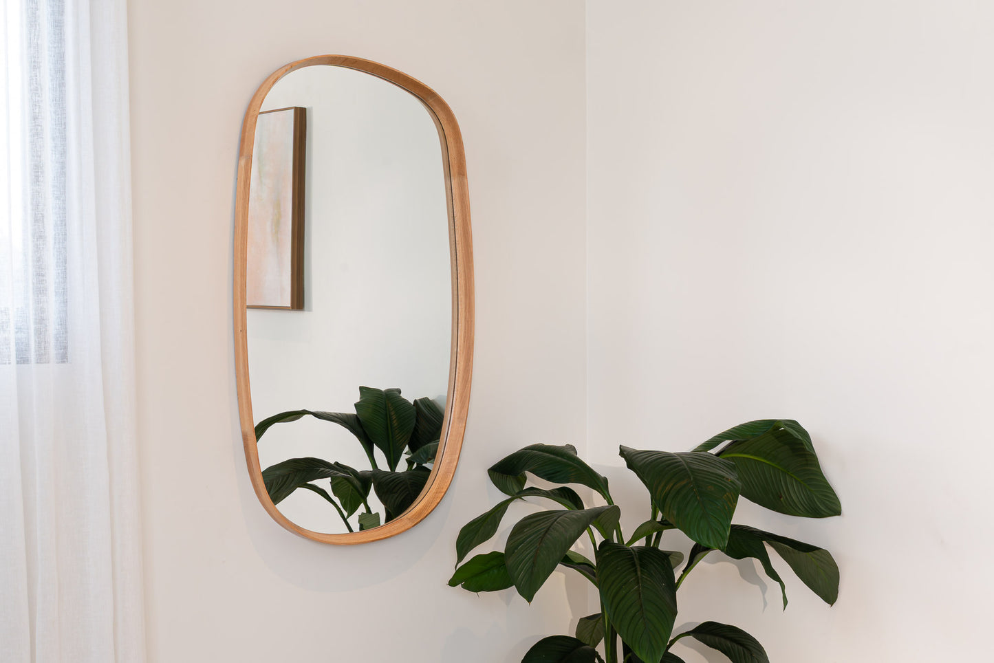 Barney American Oak Mirror