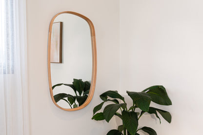 Barney American Oak Mirror