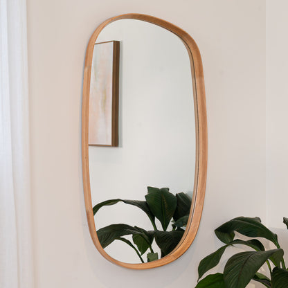 Barney American Oak Mirror