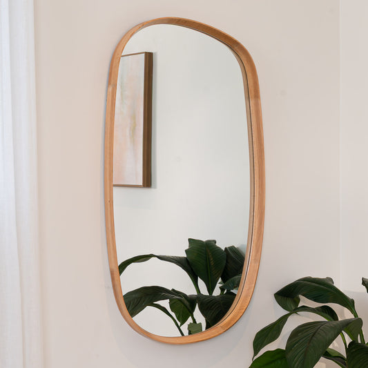 Barney American Oak Mirror
