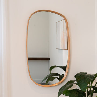 Barney American Oak Mirror