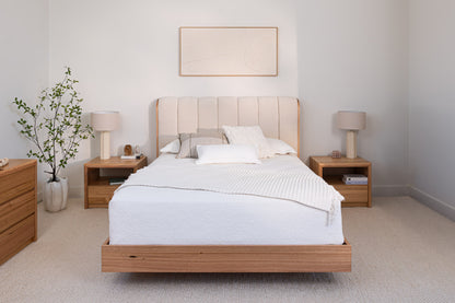 Yakka Cloud Tasmanian Oak Feature Grade Bed Frame