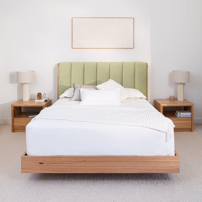 Yakka Cloud Tasmanian Oak Feature Grade Bed Frame