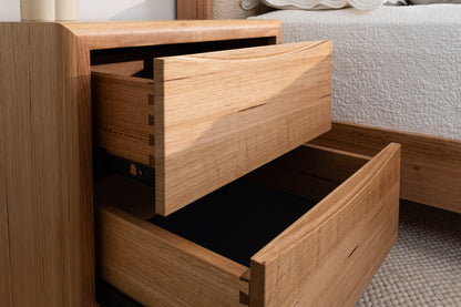 Yakka Cloud Tasmanian Oak Feature Grade Bedside Table