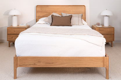 Emery American Oak Bed Frame