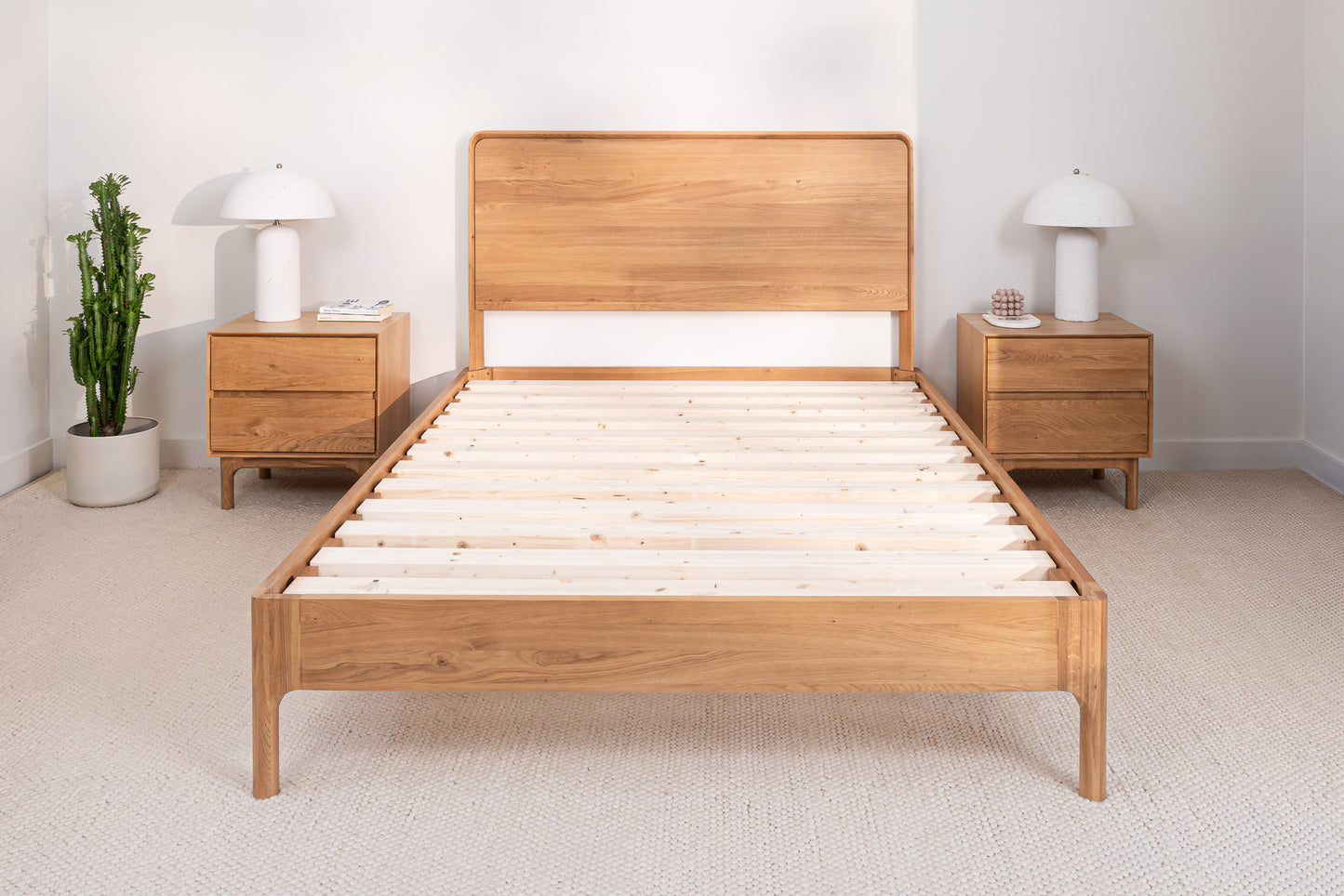 Emery American Oak Bed Frame