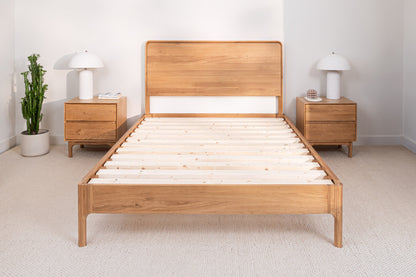 Emery American Oak Bed Frame