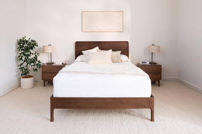 Emery Walnut Bed Frame