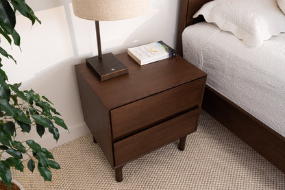 Emery Walnut Bedside Table