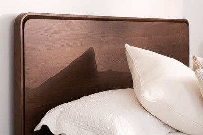 Emery Walnut Bed Frame