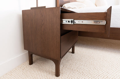 Emery Walnut Bedside Table