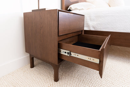Emery Walnut Bedside Table