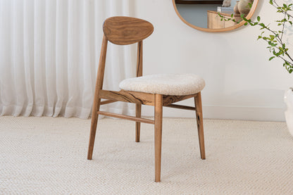 Eluna Marri Natural Upholstered Dining Chair
