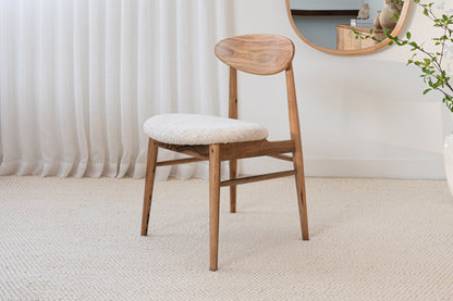 Eluna Marri Natural Upholstered Dining Chair