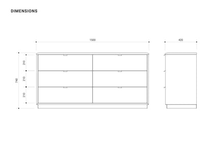 Monaco Messmate Dresser