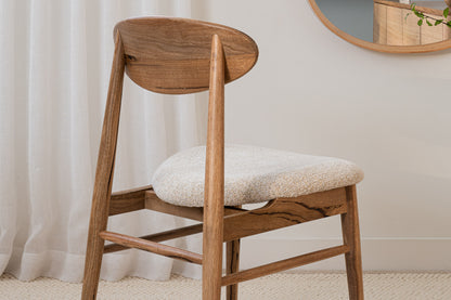 Eluna Marri Natural Upholstered Dining Chair