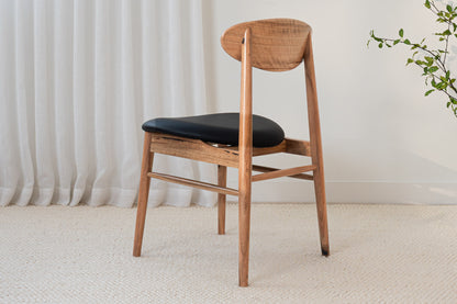 Eluna Marri Black PU Upholstered Dining Chair