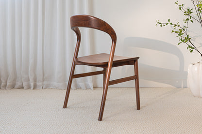 Freya Solid Walnut Hardwood Dining Chair