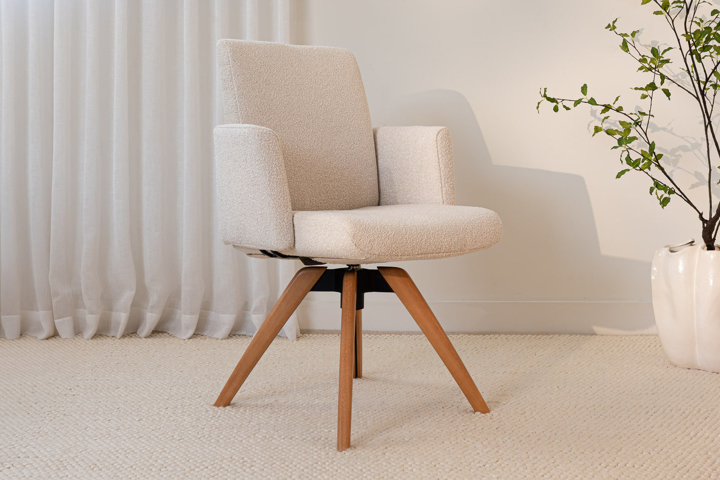 Hygge Swivel Upholstered Dining Chair