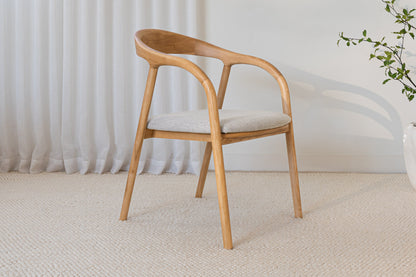 Njord Solid Ash Dining Arm Chair