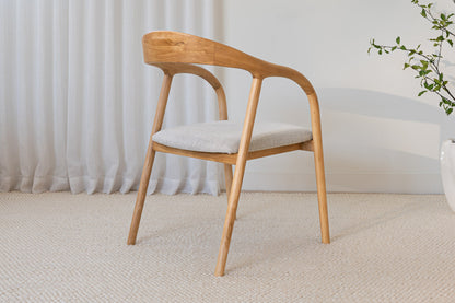 Njord Solid Ash Dining Arm Chair