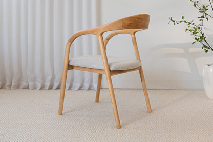 Njord Solid Ash Dining Arm Chair