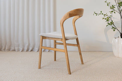 Freya American Oak Upholstered Dining Chair