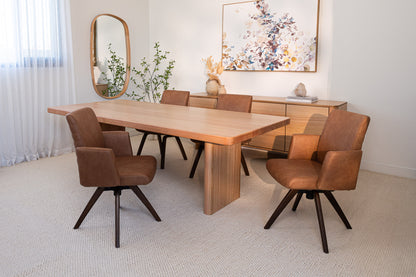 Hygge Swivel Upholstered Dining Chair